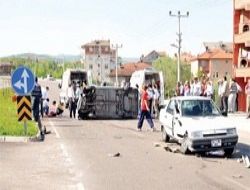 Amasra yolunda kaza 7 yaralı