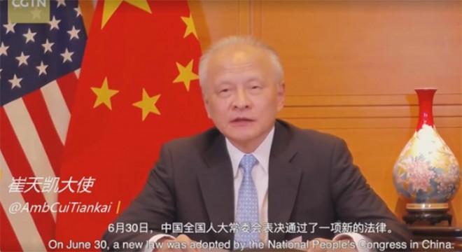 1 den 9 a Hong Kong! Çinli Büyükelçi tane tane açıkladı