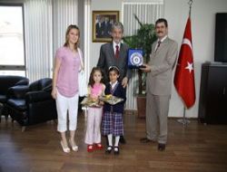 Öğrenciler başkan Tuna yı ziyaret etti 