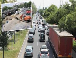 Ankara trafiğini felç eden çalışma