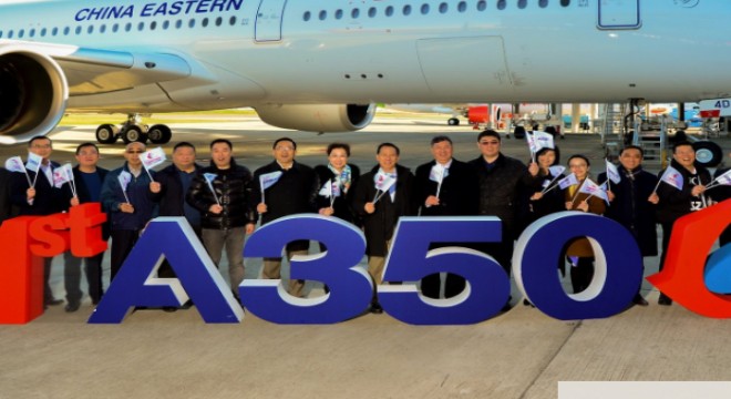 Airbus, Çin'de yaptığı ilk A350 uçağını teslim etti