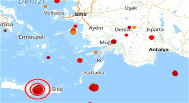 Akdeniz de deprem