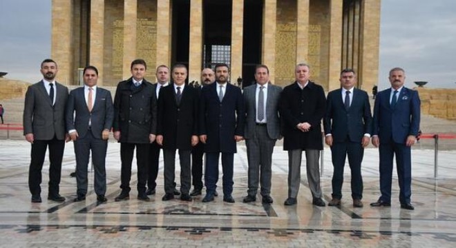 Ankaragücü'nün yeni yönetiminden Anıtkabir'e ziyaret