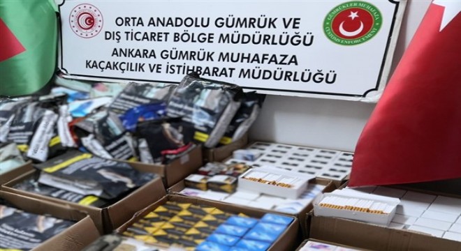 Ankara’da kaçak sigara operasyonları