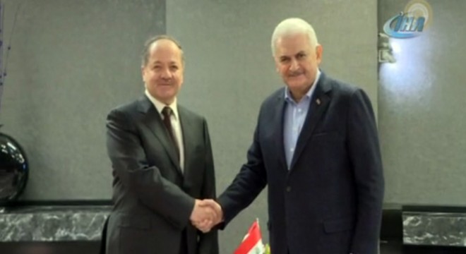 Başbakan Binali Yıldırım, Münih te Barzani ile görüştü