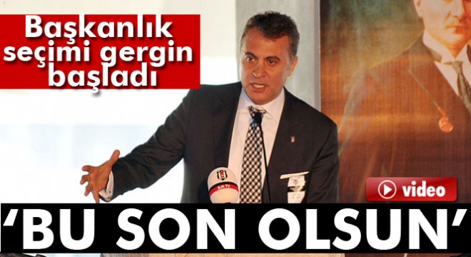 Beşiktaş’ın Divan Kurulu Başkanlık seçimi gergin başladı