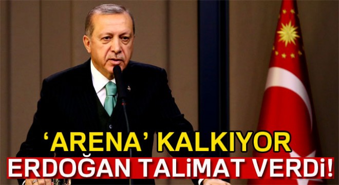 Cumhurbaşkanı Erdoğan:  Arena isimlerini stadlardan kaldıracağız 