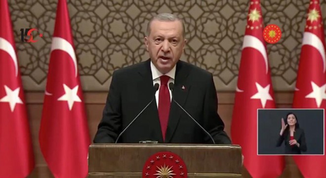 Cumhurbaşkanı Erdoğan, kabine toplantısının ardından millete seslendi