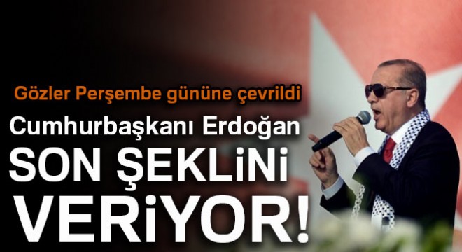 Cumhurbaşkanı Erdoğan seçim beyannamesine son şeklini veriyor