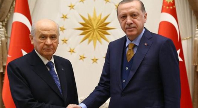 Cumhurbaşkanı Erdoğan ve MHP Lideri Bahçeli görüşmesi sona erdi