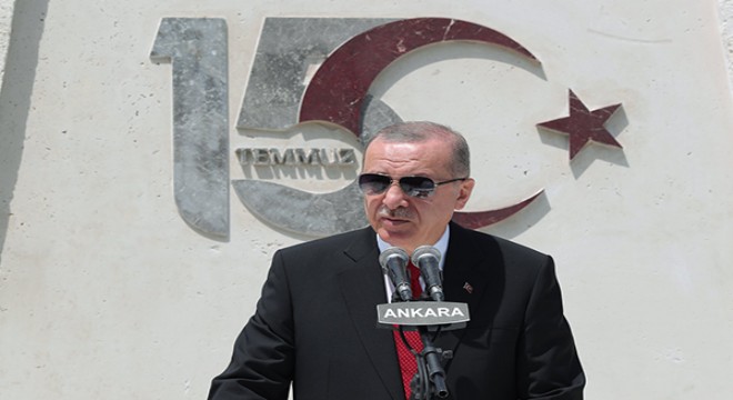 Cumhurbaşkanı Erdoğan, 15 Temmuz Şehitlerini Anma Programı nda konuştu