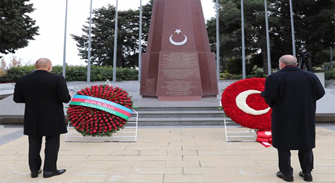Cumhurbaşkanı Erdoğan, Azerbaycan da Zafer Geçidi Töreninde konuştu