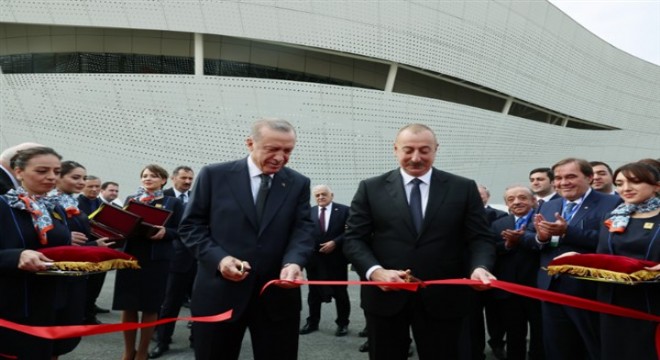 Cumhurbaşkanı Erdoğan, Azerbaycan da Zengilan Havalimanı nın açılışına katıldı
