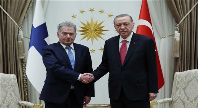 Cumhurbaşkanı Erdoğan, Finlandiya Cumhurbaşkanı Niinistö ile görüştü
