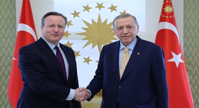 Cumhurbaşkanı Erdoğan, İngiltere Dışişleri Bakanı Cameron u kabul etti