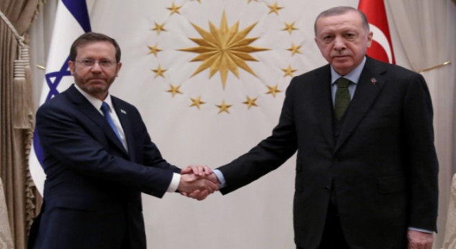 Cumhurbaşkanı Erdoğan, İsrail Devlet Başkanı Isaac Herzog ile ortak basın toplantısı düzenledi
