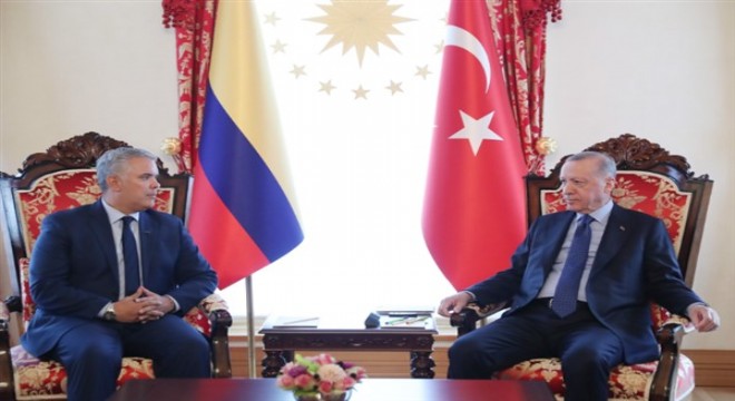 Cumhurbaşkanı Erdoğan, Kolombiya Cumhurbaşkanı Duque ile ortak basın toplantısı düzenledi