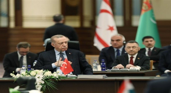 Cumhurbaşkanı Erdoğan, TDT Devlet Başkanları Olağanüstü Zirvesi kapanış oturumunda konuştu