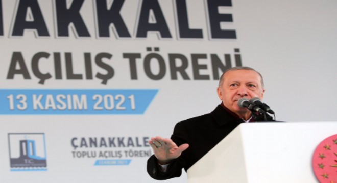 Cumhurbaşkanı Erdoğan Çanakkale de