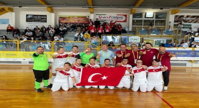 Down Sendromlular Futsal Milli Takımı Avrupa şampiyonu