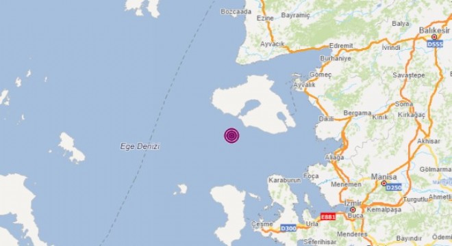 Ege Denizi nde 4.0 şiddetinde deprem