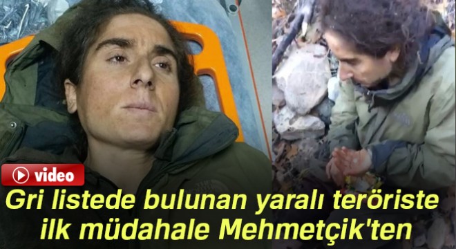 Gri listede bulunan yaralı teröriste ilk müdahale Mehmetçik ten