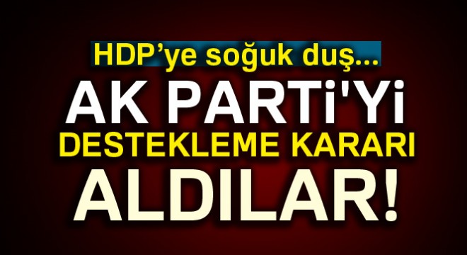 HDP den AK Parti ye katılım