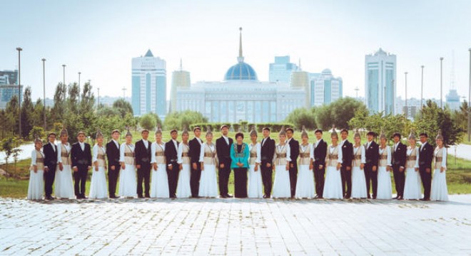 Kazak korosu Bilkent’te