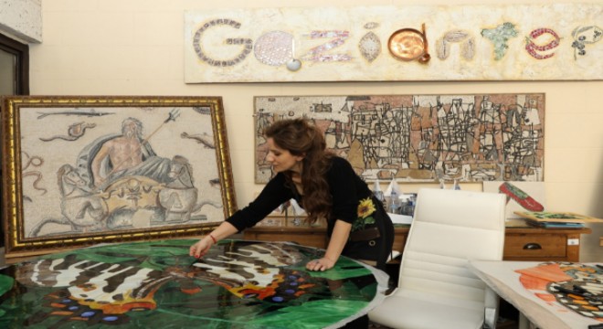 Mozaik sanatçıları güçlü kadınların kenti Gaziantep te farkındalık için buluştu