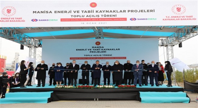 Sanko Enerji Salihli JES Santrallerinin açılışı Cumhurbaşkanı tarafından yapıldı