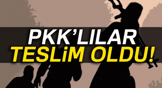 Şırnak’ta 6 PKK’lı teslim oldu