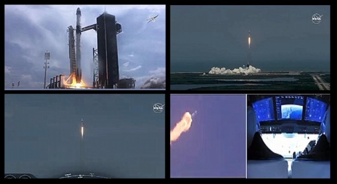 Tarihi yolculuk başladı, Falcon 9 başarıyla uzaya fırlatıldı