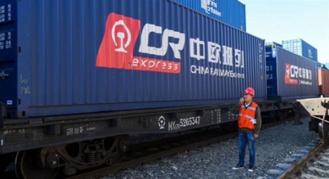 Çin-Avrupa yük treni 100. seferine çıktı