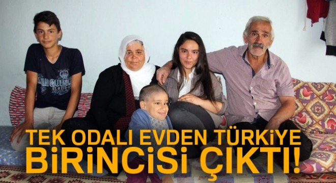 Tek odalı evden Türkiye birincisi çıktı