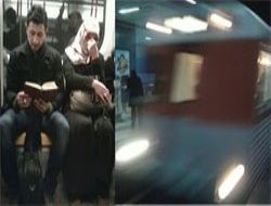 Ankara Metrosu ndan insan manzaraları...