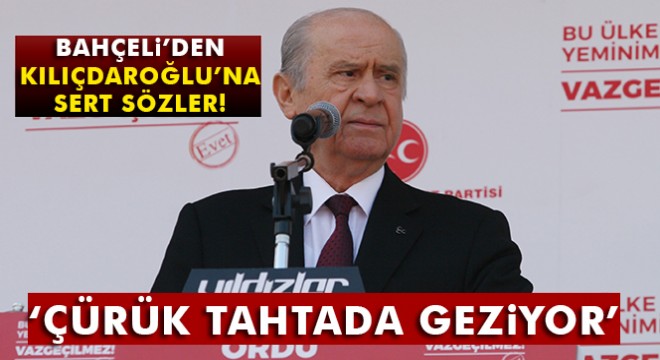 Bahçeli:  Kılıçdaroğlu FETÖ’ye ümit aşılıyor 