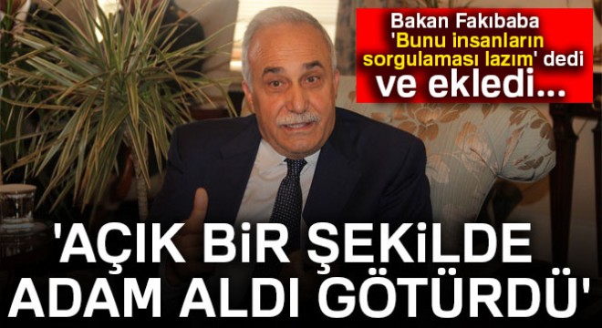 Bakan Fakıbaba dan flaş Çiftlik Bank açıklaması!