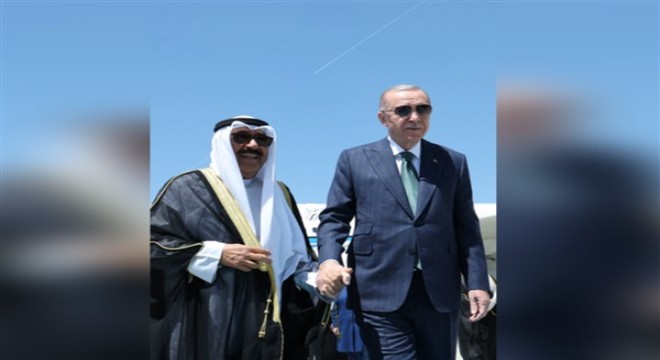 Cumhurbaşkanı Erdoğan, Kuveyt Devlet Emiri El Sabah’ı karşıladı