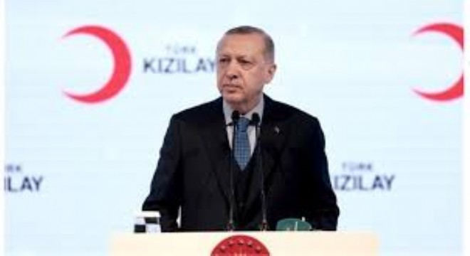 Erdoğan dan Türk Kızılay’a Kutlama