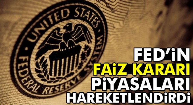 FED’den (ABD Merkez Bankası) flaş faiz kararı