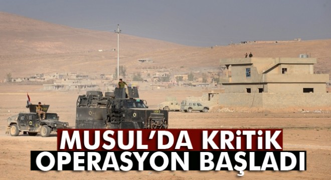 Irak’tan Musul’un batısı için operasyon