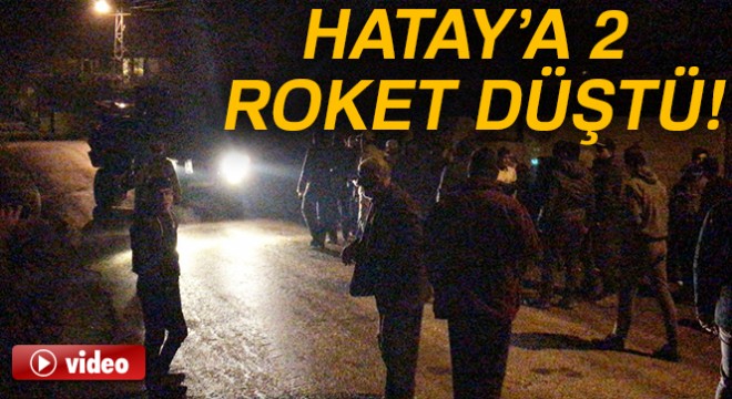 Kırıkhan’a roket atıldı
