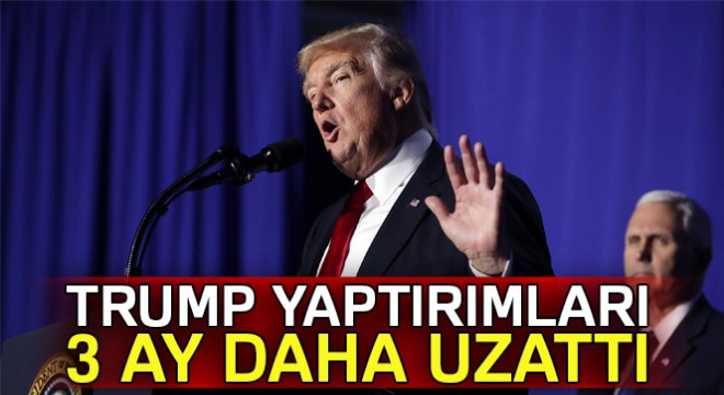 Trump, Sudan a yaptırımların kaldırılması kararını 3 ay uzattı