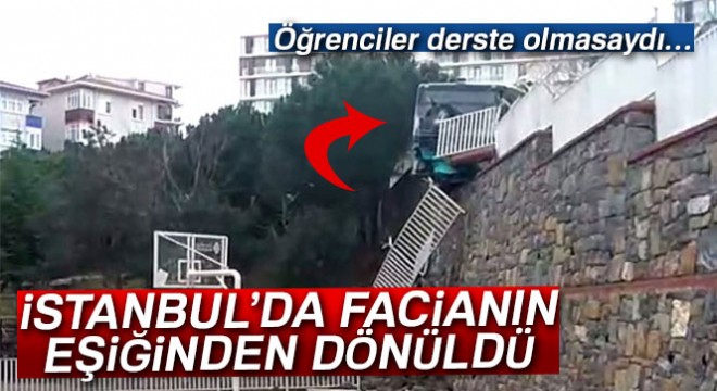 Ümraniye’de facianın eşiğinden dönüldü