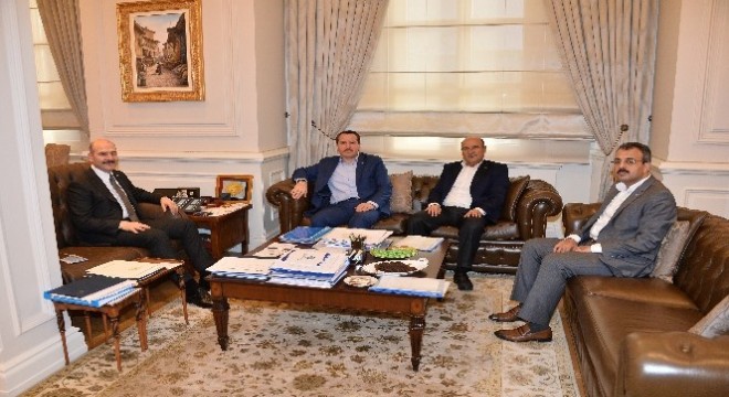Yalçın’dan İçişleri Bakanı Soylu’ya ziyaret