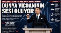 Aydemir: Türkiye istikrarı büyütürken dünya vicdanının sesi oluyor