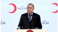 Erdoğan'dan Türk Kızılay’a Kutlama